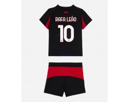 AC Milan Rafael Leao #10 Domáci Detský futbalový dres 2025-26 Krátky Rukáv (+ trenírky)